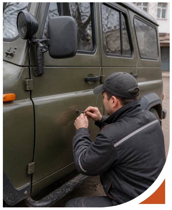 Профессиональное вскрытие автомобиля УАЗ без повреждений в Армавире